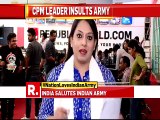 CPM Leader Kodiyeri Balakrishnan insults Indian Army, says 'Army will kidnap and rape women'.