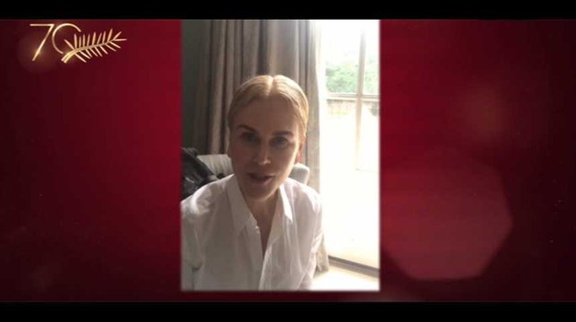 Le message de Nicole Kidman, prix du 70e anniversaire du Festival de Cannes