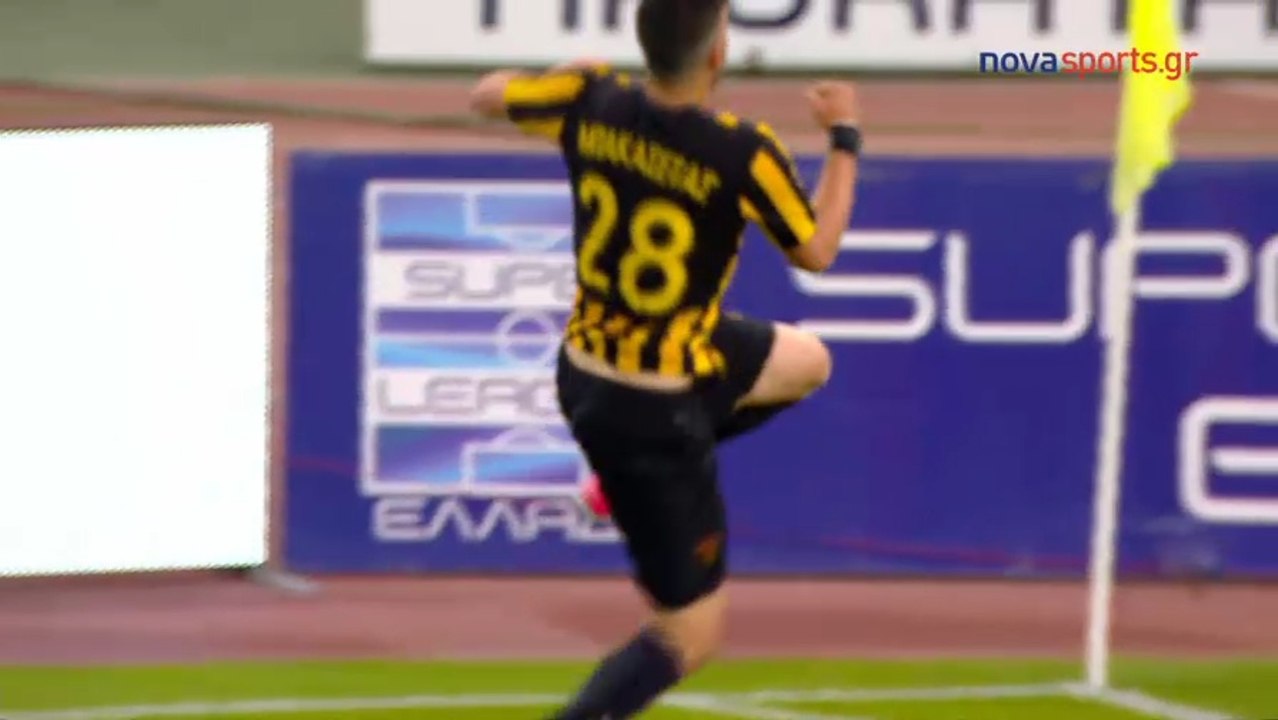 1-0 Το γκολ του Τάσου Μπακασέτα - ΑΕΚ 1-0 ΠΑΟΚ - 28.05.2017 [HD]