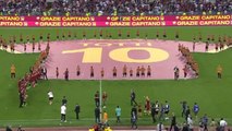 Roma: Da Brividi lo Stadio Olimpico omaggia il Capitano Francesco Totti