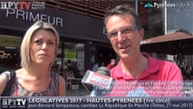 HPyTv Législatives | Jean-Bernard Sempastous candidat En Marche Hautes-Pyrénées 1re (27 mai 2017)