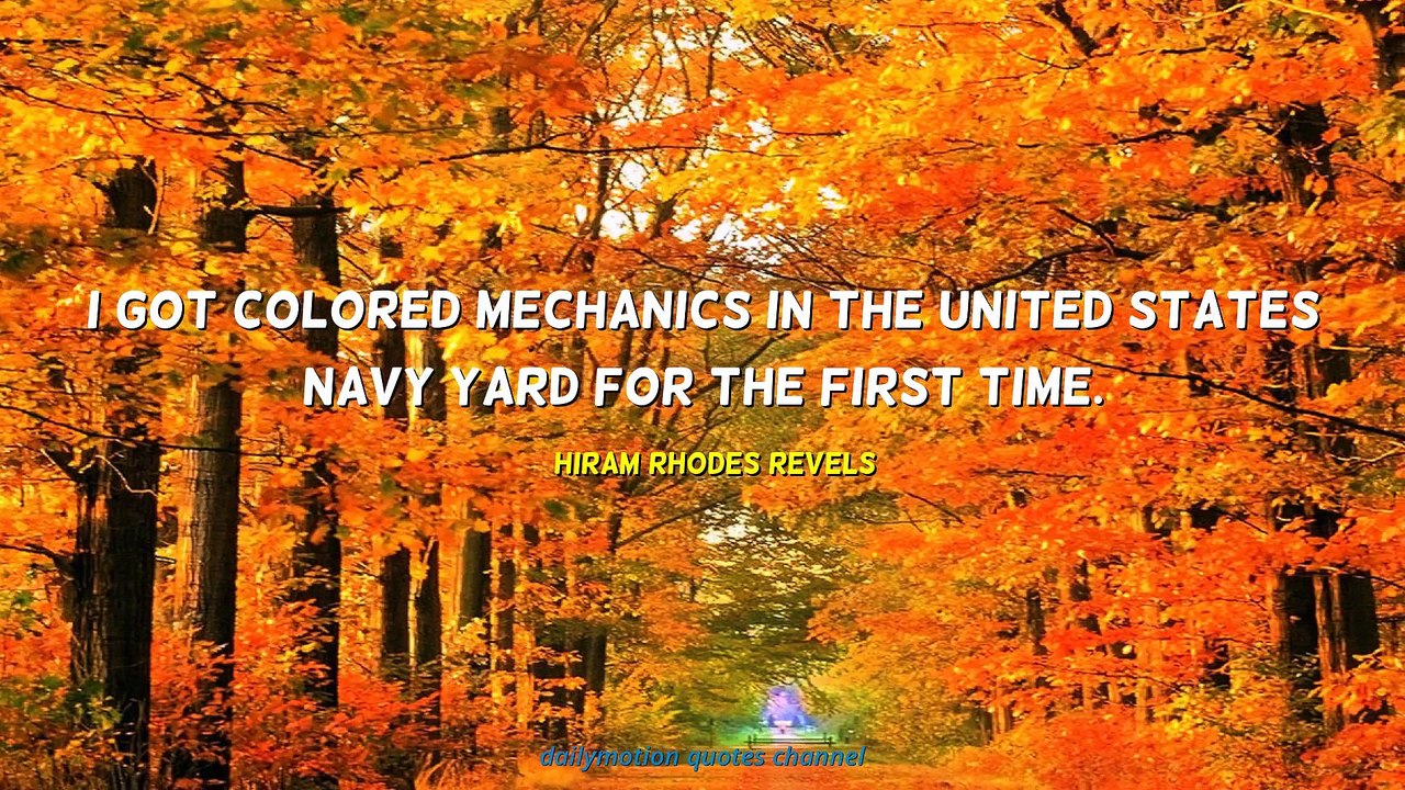 Hiram Rhodes Revels Quotes