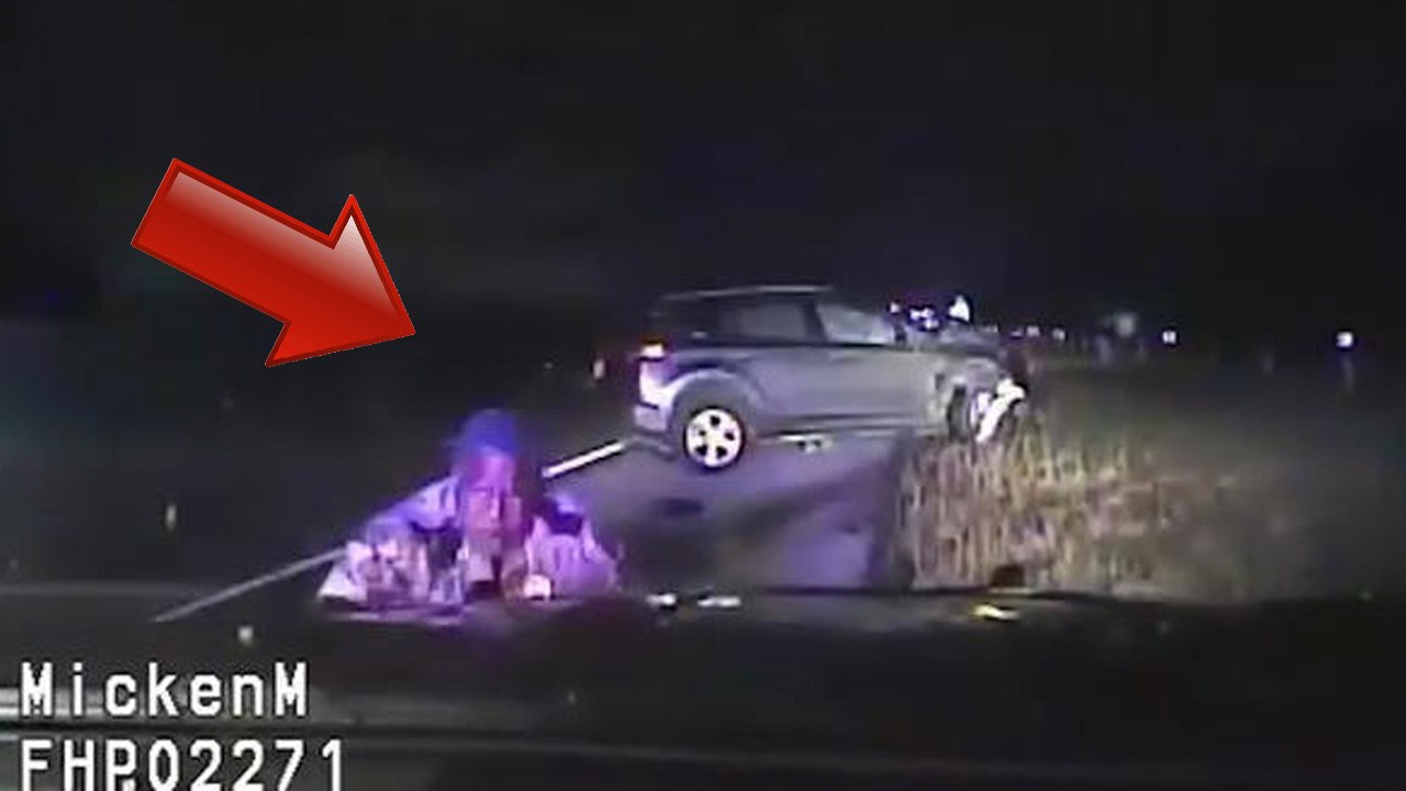 Florida Trooper Hit By Car During Traffic Stop