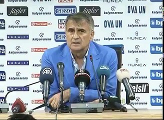 Beşiktaşlı futbolculardan Şenol Güneş’e basın toplantısı süprizi!