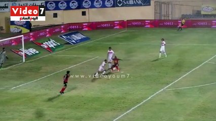 الداخلية يتقدم بالهدف الثالث فى شباك الزمالك من ضربة جزاء