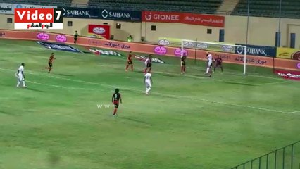 على جبر يحرز هدف التعادل لنادى الزمالك فى الدقيقة 57