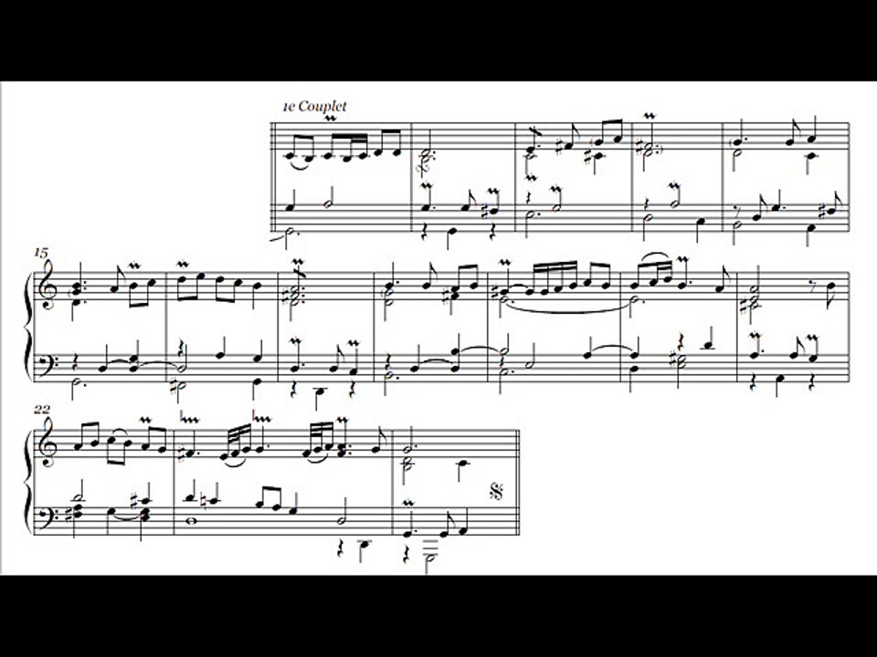 D'Anglebert, Jean-Henri - Suite en Sol Majeur : Chaconne en rondeau