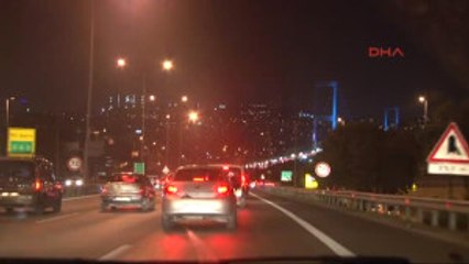 Köprüde Asılı Fenerbahçe Bayrağı Indirildi