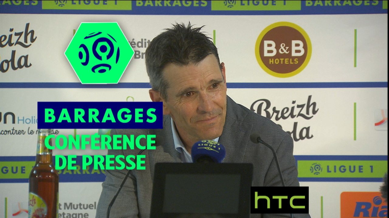 Conférence de presse FC Lorient - ESTAC Troyes...