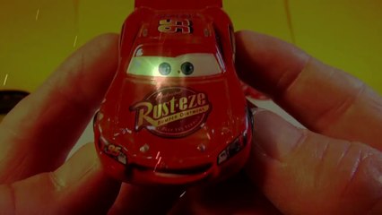 Pixar Cars 3 Lightning McQueen as Play Doh Chester Whipplefilter and Miss Fritter Surprise Ending