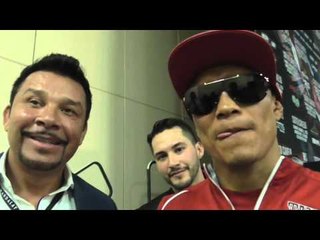 Francisco Vargas RIGHT AFTER FIGHT OF THE YEAR CANDIDATE WIN