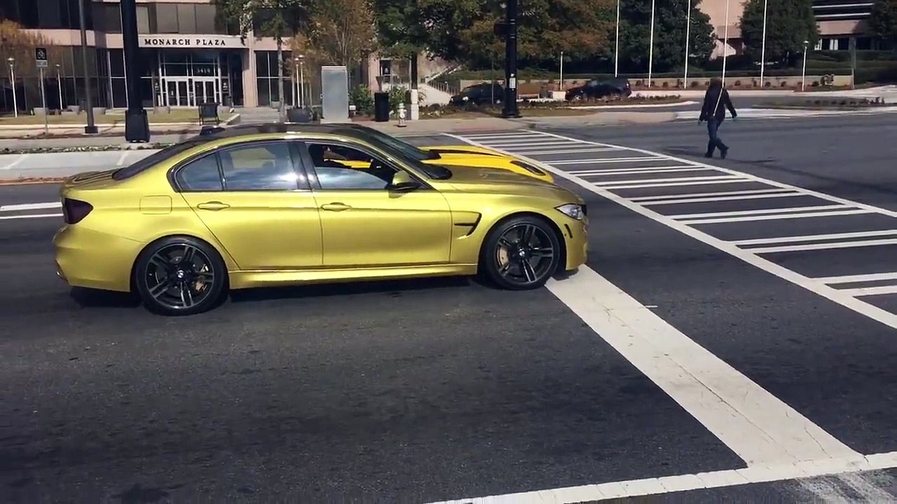 Corvette vs Bmw street race and corvette nearly crashes