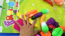 Learn Fruits and Vegetables For Children, Toddlers and Babies | Velcro Toy Cutting for Kid