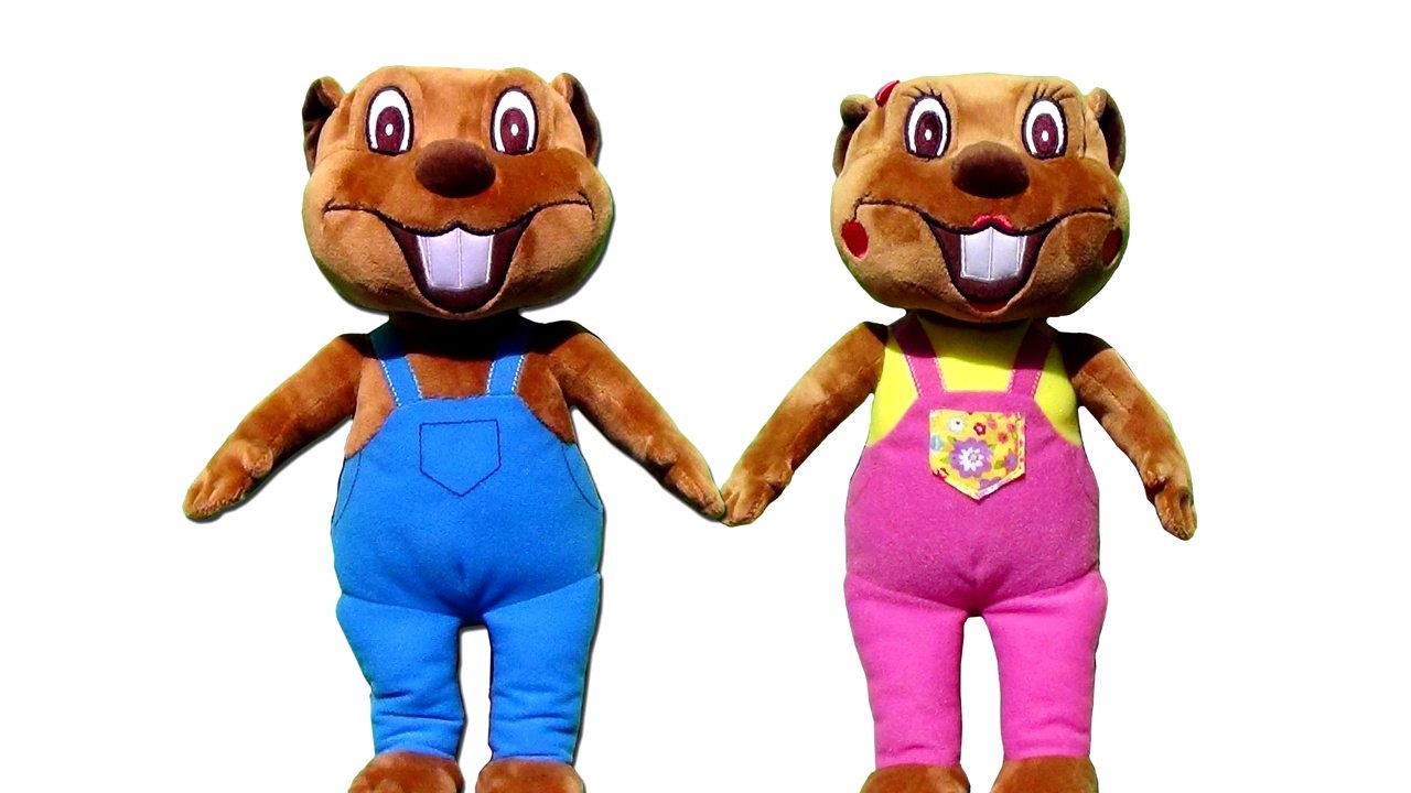 busy beavers plush toys