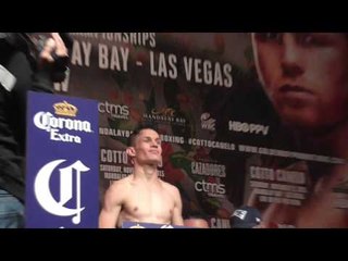 RONNY RIOS FACEOFF AND WEIGH IN EsNews Boxing