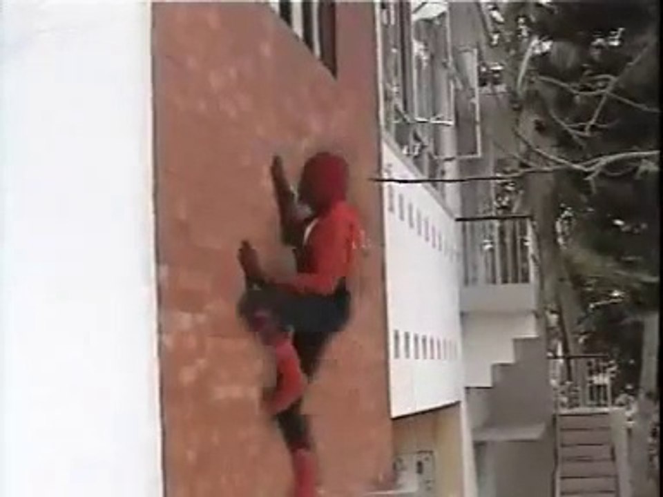 Spider-man Wall climb- Green screen-Y-p