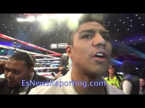 Jessie Vargas after invading Tim Bradley's interview - EsNews Boxing