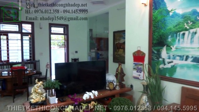 Thiết kế biệt thự vườn 1 tầng tại Hải Dương