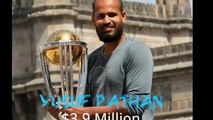 2015 cricket Top 10 Richest Cricketers ★By Forbe