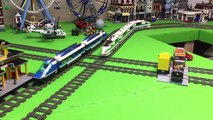 LEGO PASSENGER TRAIN RAILROAD CROSSING CRASHES - AFOL Man & BrickTsar