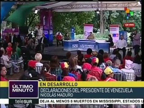 Maduro: Opositores tienen que desarmar el odio y a bandas criminales
