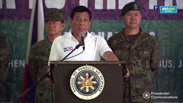 Duterte claims Maute group are drug lords pretending to be jihadist
