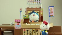 Doraemon Rika-chan round and round rotation sushi toy video