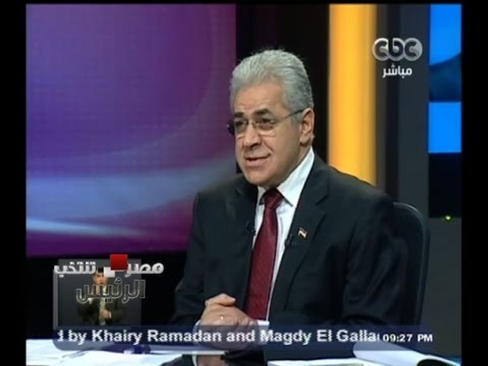 #مصر_تنتخب_الرئيس | لقاء #حمدين_صباحي المرشح لرئاسة الجمهورية | الجزء الاول
