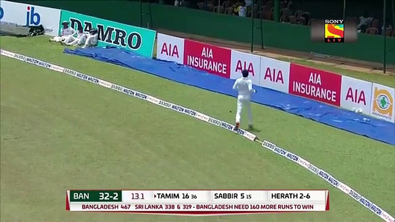 Tamim's 22nd Half Century - Sri Lanka vs Bangladesh - Day 5 - 2nd Test - Sony LIV Exclusive