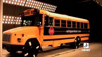 School Bus Crash Test with Backpacks
