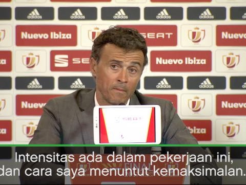 SEPAKBOLA: Copa del Rey: Enrique Tak Merasa Sedih Akhiri Karir Di Barca