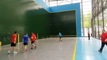 Frontenis final master de honor ultimos tantos emocionantes set 1