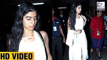 Sridevi's Second Daughter Khushi Kapoor's Casual Looks At Airport