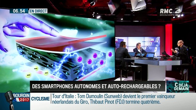 La chronique d'Anthony Morel : Des smartphones autonomes et auto-rechargeables - 29/05