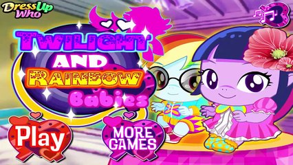 Twilight and Rainow Dash Babies - My Little Pony Equestria Girls Game