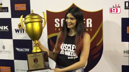 Exclusive launch of Second Edition of super soccer tournament by tiger shroff, adah sharma