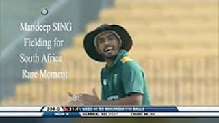 MANDEEP SINGH FIELDING FOR SOUTH AFRICA AGAINST INDIA!!!!! RARE VIDEO!! UNSEEN
