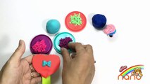 PLAY DOH RAINBOW CAKE! - CREATdfes Lollipop Rainbow playdoh toys with Peppa Pig
