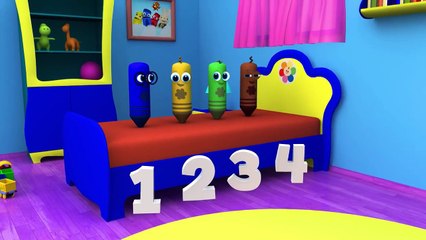 Five Little Crayons - Blue ♫ Sing Along