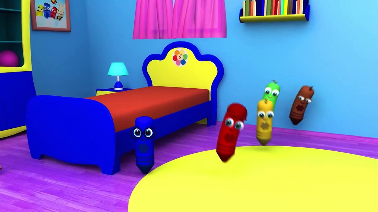 Five Little Crayons - Blue ♫ Sing Alon