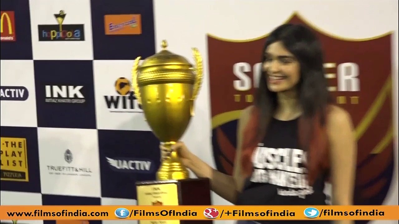 Exclusive launch of Second Edition of super soccer tournament by tiger shroff, adah sharma