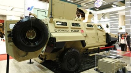 Türkiye'nin Havan Atabilen Tek Zırhlı Aracı 'Pusat'