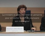 Le mépris de Roselyne Bachelot pour la CGT
