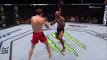 Regardez comment la jambe de ce combattant UFC se met à faire n'importe quoi