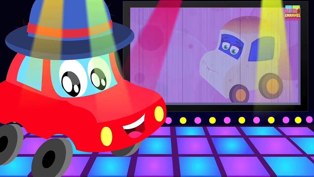 Little Red Car Rhymes - Little Red Car | Wheels on the Car | Kids Nursery Song | Wheels on the Bus