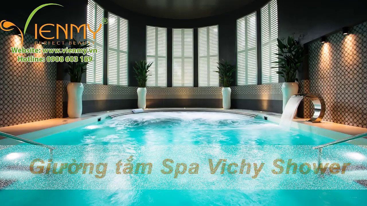 Giường tắm Spa Vichy Shower loại gỗ cao cấp - Công ty Viên Mỹ giới thiệu