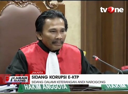 Sidang Kasus Korupsi E-KTP Dalami Keterangan Andi Narogong