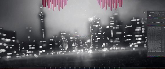 Rainmeter | Colorful Gray Desktop