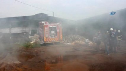 Depodaki 300 Ton Kuru Ot Yandı