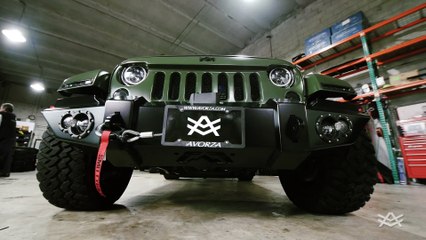 AVORZA JEEP WRANGLER BAF EDITION, DONE FOR MY BOY -EL PARCERITO-, THE AUTO FIRM BY ALEX VEGA